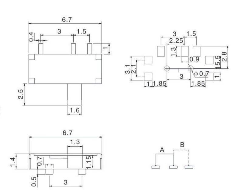 MSK-01E撥動開關(guān)