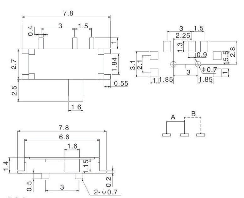 MSK-01G(長柄)撥動(dòng)開關(guān)