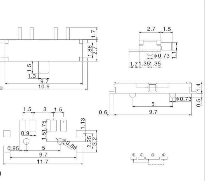 MSK-02D撥動開關(guān)