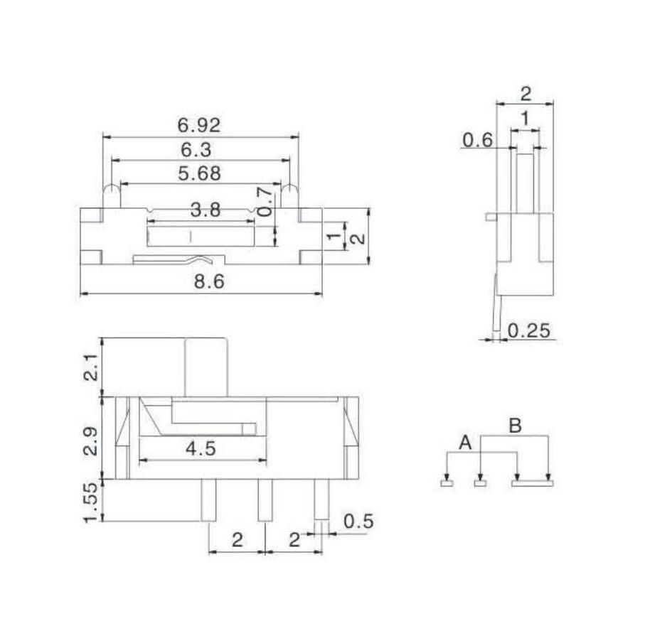 MSK-03撥動(dòng)開關(guān)