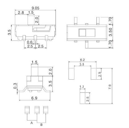 MSK-04E撥動(dòng)開關(guān)