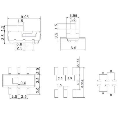 MSK-04J撥動開關(guān)