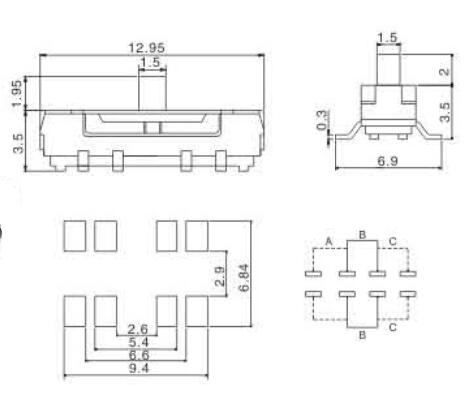 MSK-06C撥動開關(guān)