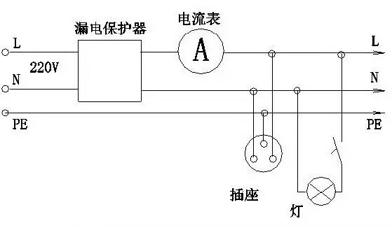 漏電保護(hù)器電路原理圖