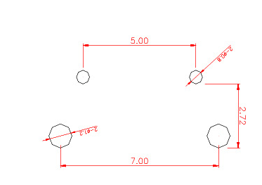 3*6*3.85帶支架輕觸開關(guān)