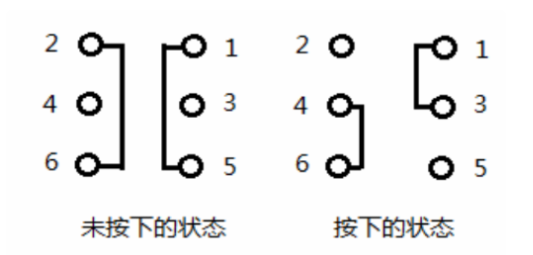 六腳雙刀雙擲開(kāi)關(guān)如何接線