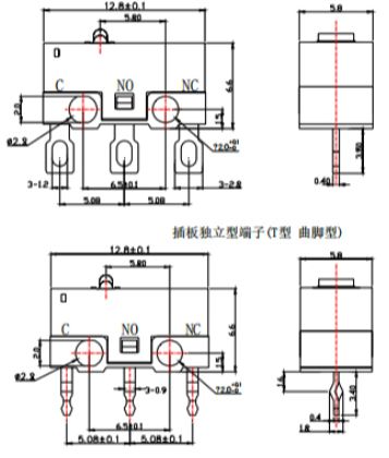 常見(jiàn)微動(dòng)開(kāi)關(guān)技術(shù)規(guī)范資料