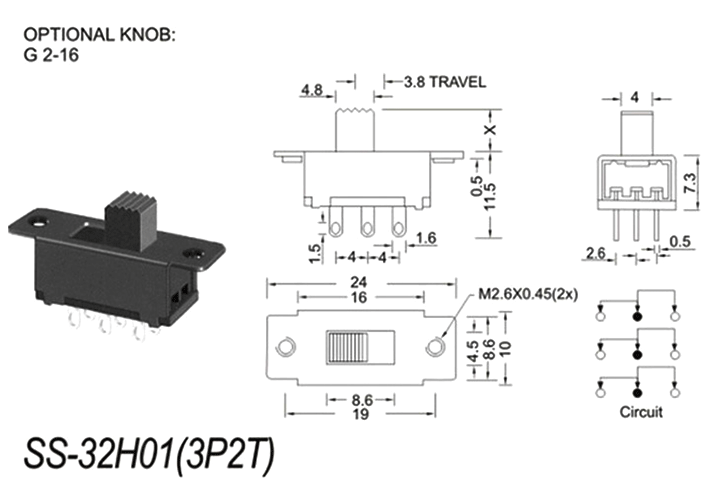 SS-32H01/03撥動(dòng)開關(guān)多少錢一個(gè)？